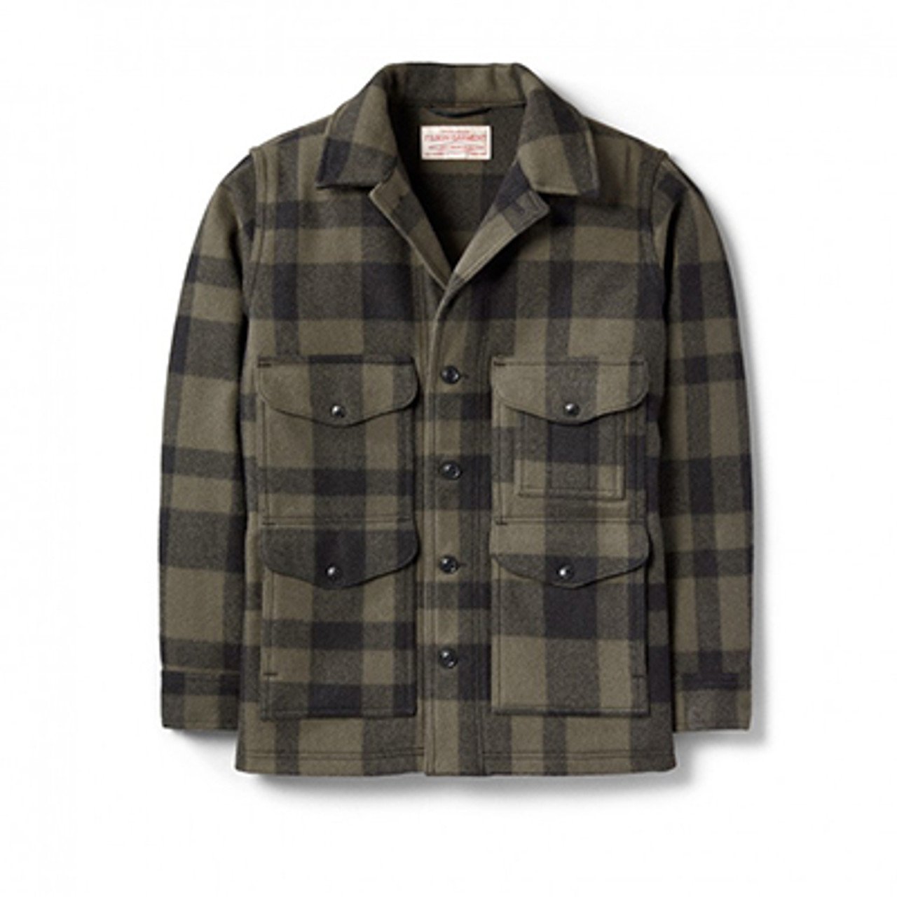 Filson Mackinaw Crusier  X- Long (Ak Fit) OtGnBlack XL-LONG FCO-010521 FIL-10044-OtGnBlack-XL-LONG