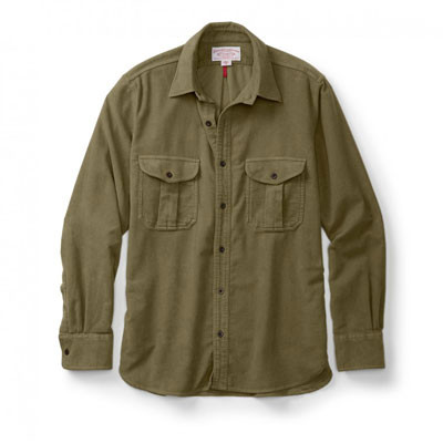 Filson Moleskin Seattle Shirt Lovat LG 10394