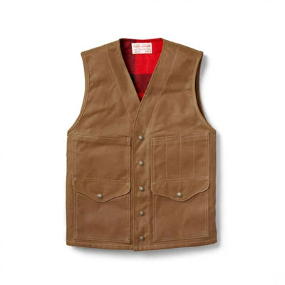 Filson Cruiser Vest - Lined DarkTan XXXL FCO-003605 FIL-10658-DarkTan-XXXL