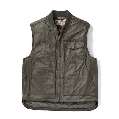 Filson Buckland Cover Cloth Vest OtterGreen XS FCO-003940 FIL-10719-OtterGreen-XS|FIL-10719-OtterGreen-XS