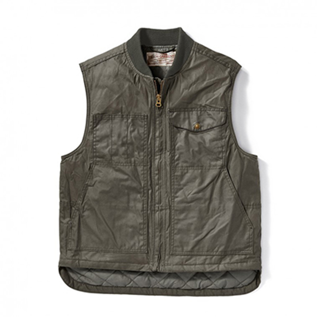 Filson Buckland Cover Cloth Vest OtterGreen XXL FCO-003942 FIL-10719-OtterGreen-XXL|FIL-10719-OtterGreen-XXL