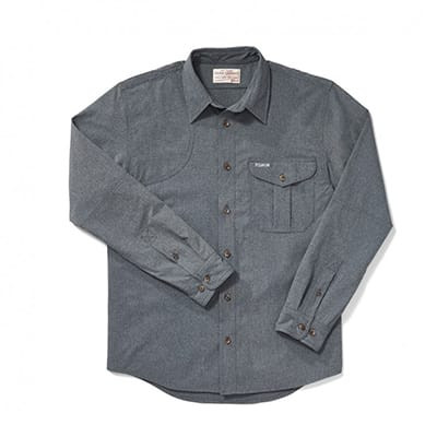 Filson Right Handed Shooting Shirt CarbonBlue XXL FCO-004001 FIL-10732-CarbonBlue-XXL|FIL-10732-CarbonBlue-XXL