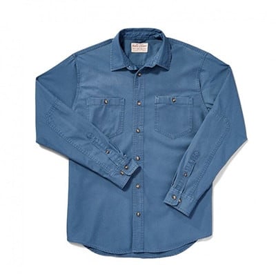 Filson Buckhorn Field Shirt PetrolBlue S FCO-004042 FIL-10739-PetrolBlue-S|FIL-10739-PetrolBlue-S