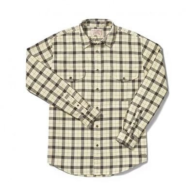 Filson Lt Wt Alaskan Guide Shirt CrmDpBrown XS FCO-004095 FIL-10743-CrmDpBrown-XS|FIL-10743-CrmDpBrown-XS