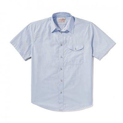 Filson Filson'S S/S Feather Cloth Shirt LightBlue XXXL FCO-004277 FIL-10807-LightBlue-XXXL|FIL-10807-LightBlue-XXXL