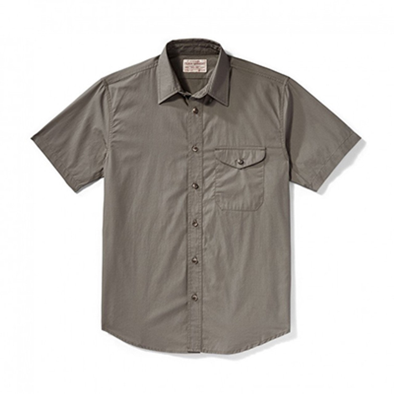 Filson Filson'S S/S Feather Cloth Shirt LightOlive XXXL FCO-004278 FIL-10807-LightOlive-XXXL|FIL-10807-LightOlive-XXXL