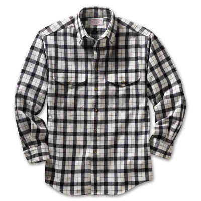 Filson Alaska Guide Shirt Cream Black MD 12006