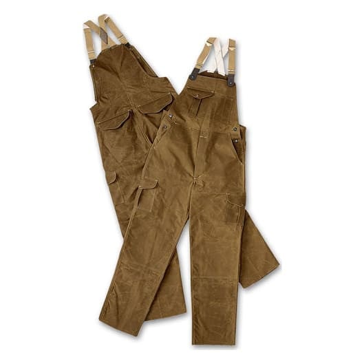 Filson 34 Tan Oil Finish Double Tin Bibs 14018