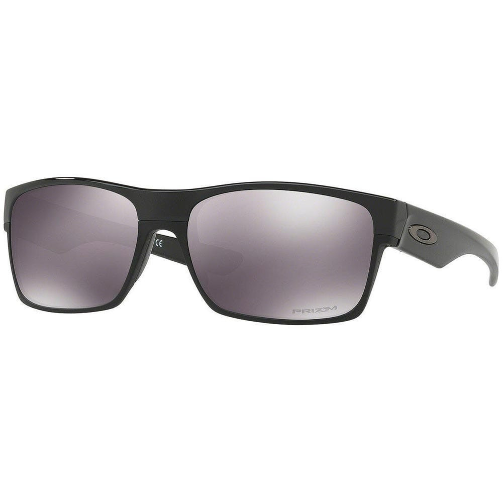 Oakley Two Face Matte Black w/Violet Iridium Lenses OO9189-08 For