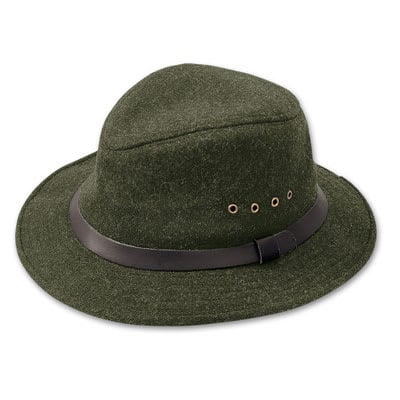 Filson XL Forest Green Wool Packer Hat 60025