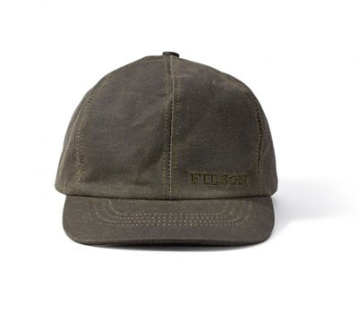 Filson Tin Cloth Cap Otter Green XL 60068