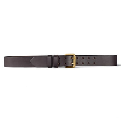 Filson Double Prong Belt Brown 46 FCO-007169 FIL-63218-Brown-46