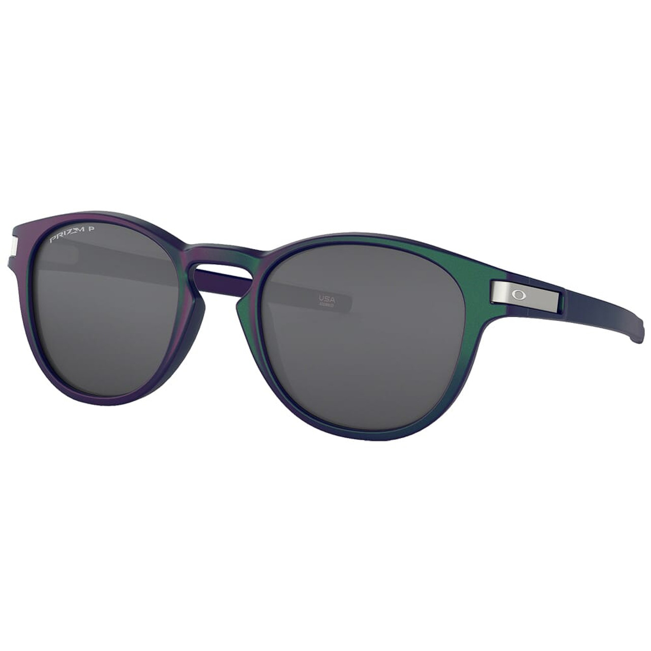 Oakley Latch Green/Purple Shift w/PRIZM Black Polarized Lenses OO9265-5153