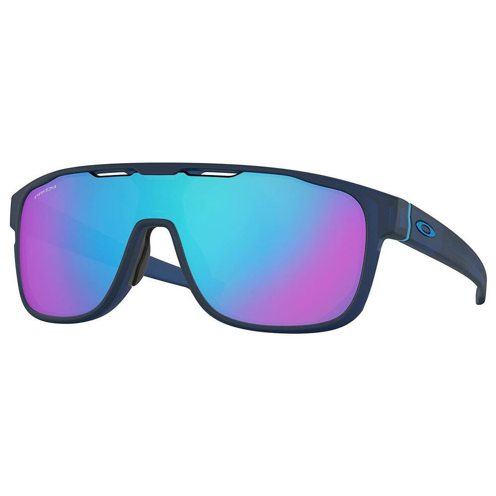Oakley Crossrange Shield Snapback Navy w/PRIZM Sapphire Lenses