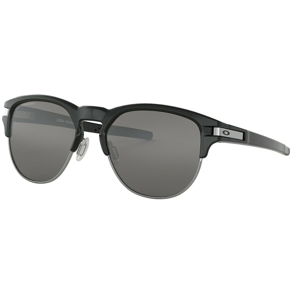 Oakley Latch Key L Polished Black w/Black Iridium Polarized Lenses OO9394-0655