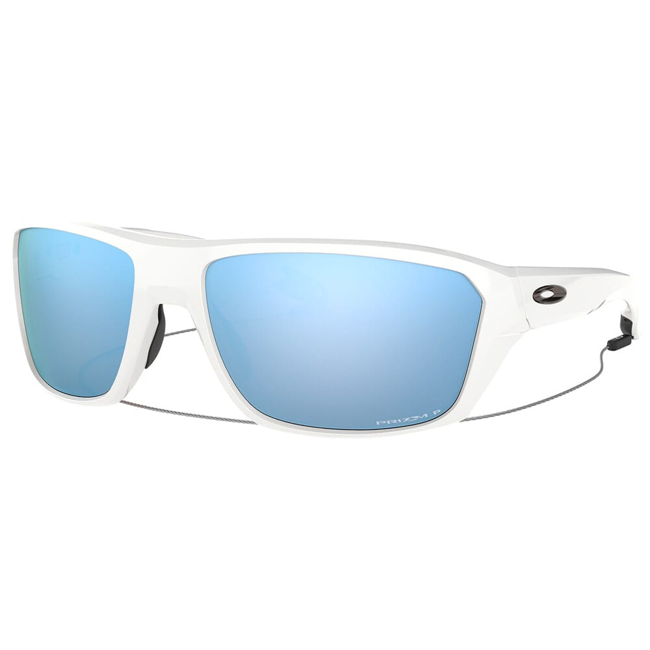 Oakley Split Shot Polished White w/PRIZM Deep Water Polarized Lenses OO9416-0764