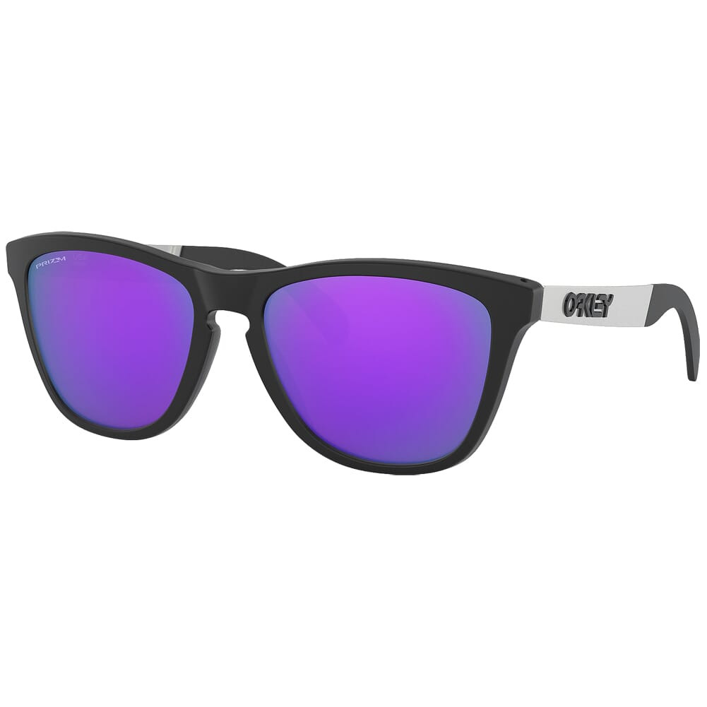 Oakley Frogskins Mix Polished Clear w/Violet Iridium Polarized