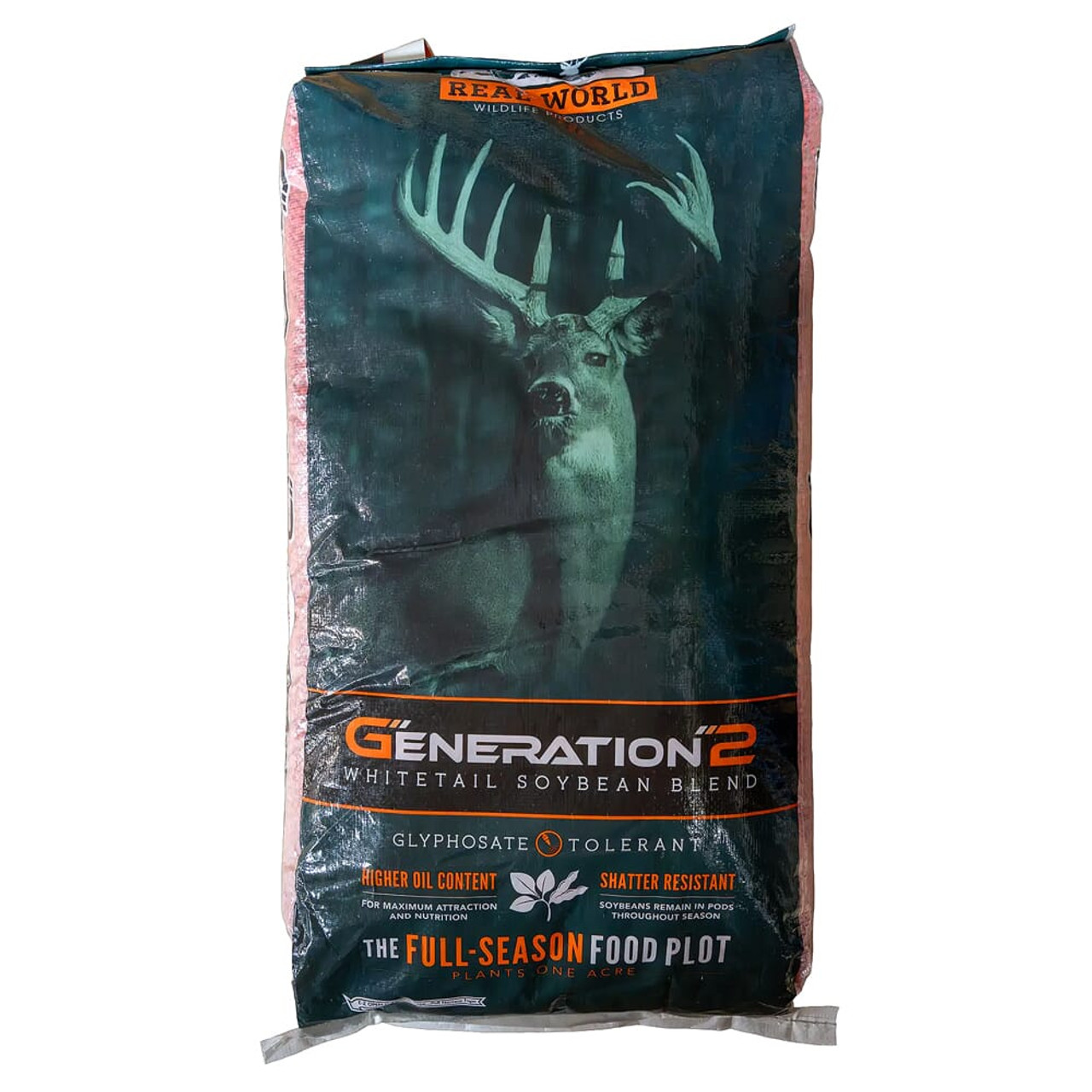 Real World Wildlife Products Whitetail Generation2 Soybean Blend 1 Acre, 50lb Bag GENERATION2-SOYBEAN-BLEND-50LB