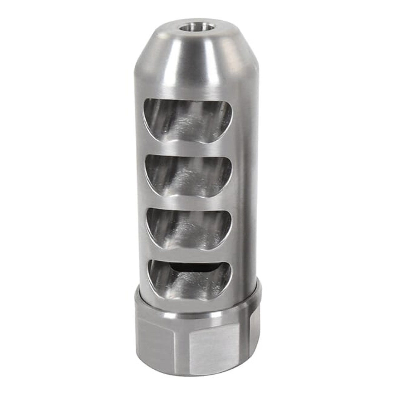 APA Gen II Fat Bastard Muzzle Brake 5/8x24 30 Cal Stainless Steel