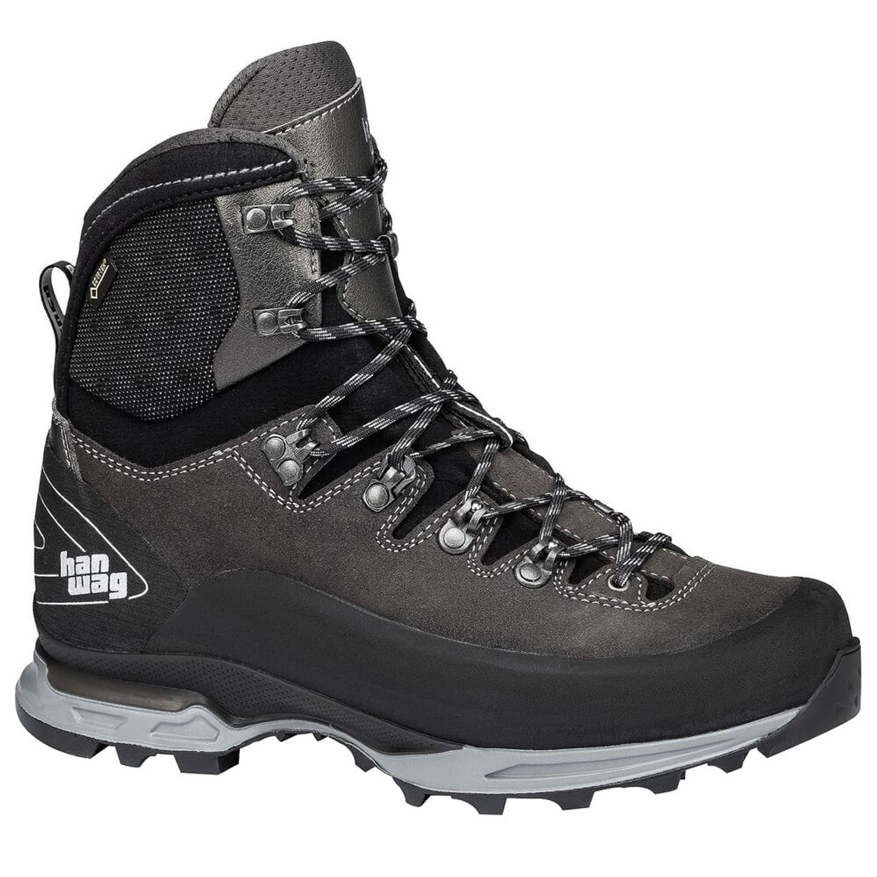 Hanwag Alverstone II Wide GTX Asphalt/Light Grey Size 8 Trek Boot H201900-08