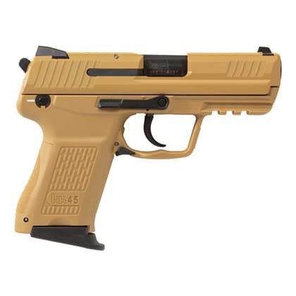 HK45 Compact .45 ACP Tan Pistol 745037BBLE-A5