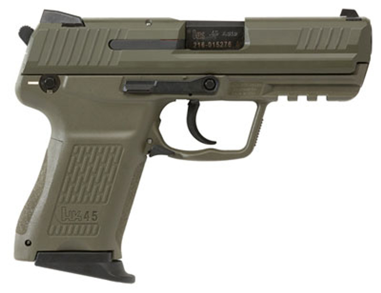 HK45 Compact .45 ACP Green Pistol 745037GGLE-A5