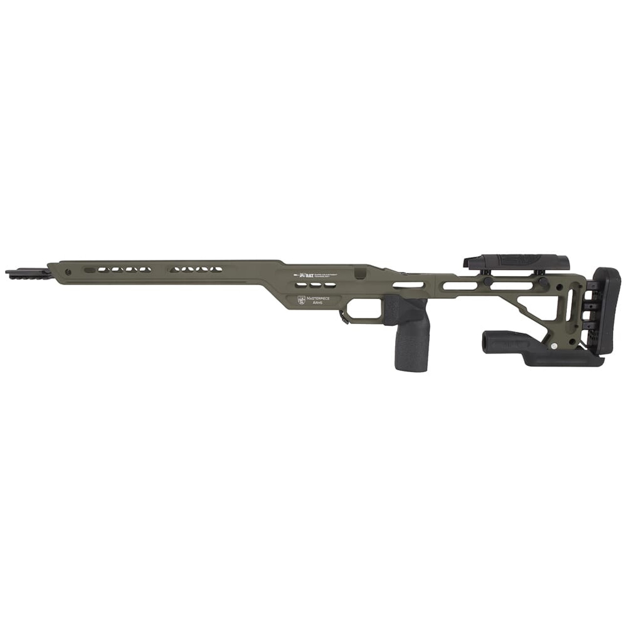 Masterpiece Arms Remington SA LH Mil Spec OD Green Hybrid Chassis HYBCHASSISREMSA-ODG-LH-21
