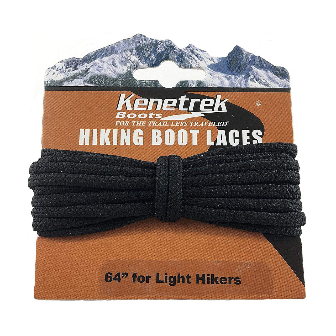 Kenetrek Boot Laces 72" Mtn Black KE-LACE