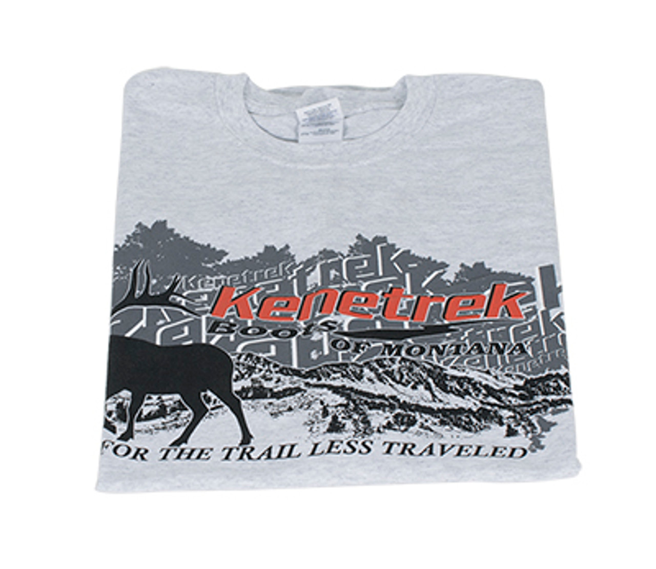 Kenetrek Logo T-Shirt Grey Short Sleeve KEQ-TGRY-SS-L