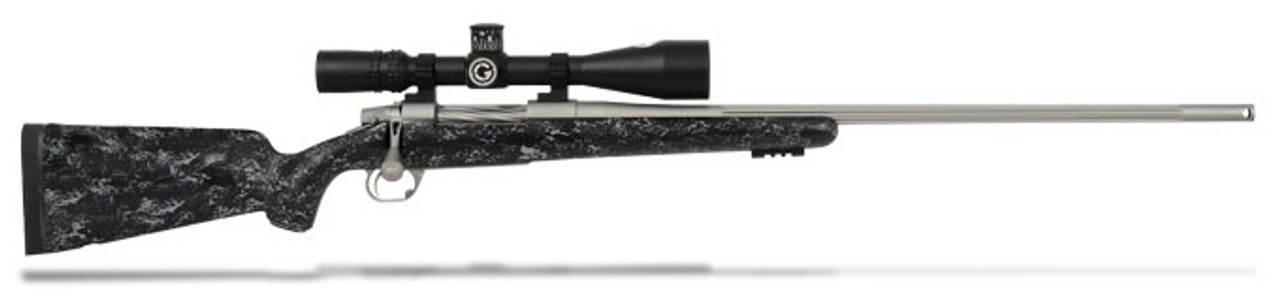 Gunwerks LR1000 7LRM Fluted DB SS Black Gray