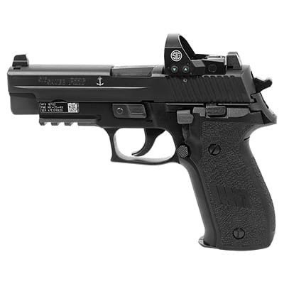 Sig Sauer P226 9mm 4.4" MK25 DA/SA Tall Slite Night Sights w/ Romeo1 Polymer Grip (3) 15rd Magazines Handgun MK-2-RX