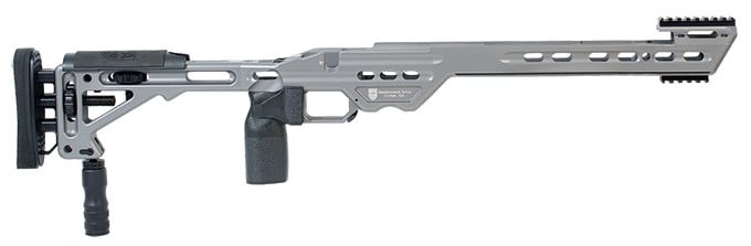 Masterpiece Arms BA Chassis Rem700 SA RH Gunmetal