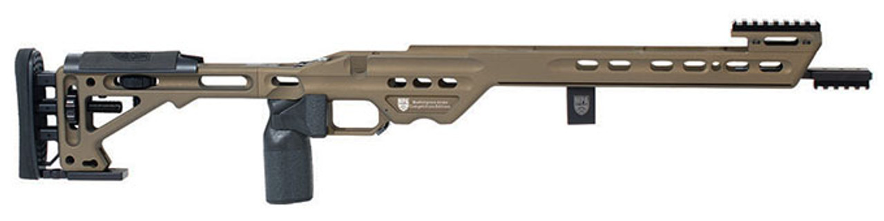 Masterpiece Arms BA Comp Chassis Rem700 SA RH Burnt Bronze