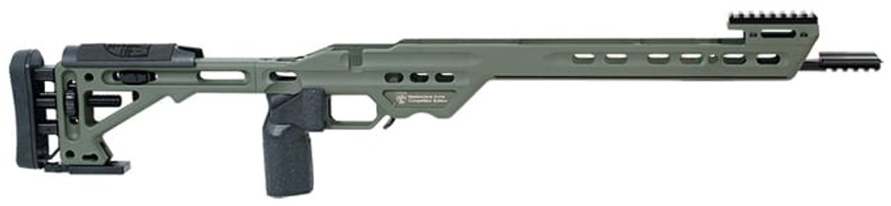 Masterpiece Arms Tikka  Short Action Right Hand Sniper Green Competition Chassis