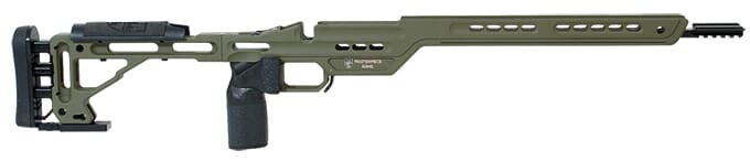 Masterpiece Arms Remington Short Action Right Hand Sniper Green Hybrid Chassis