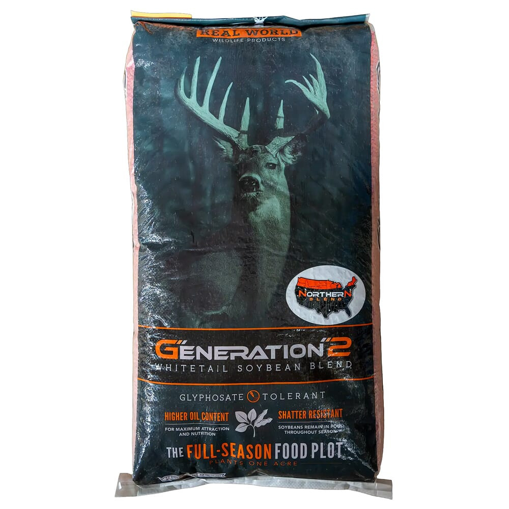 Real World Wildlife Products Whitetail Northern Soybean Blend 1 Acre, 50lb Bag NORTHERN-SOYBEAN-BLEND-50LB