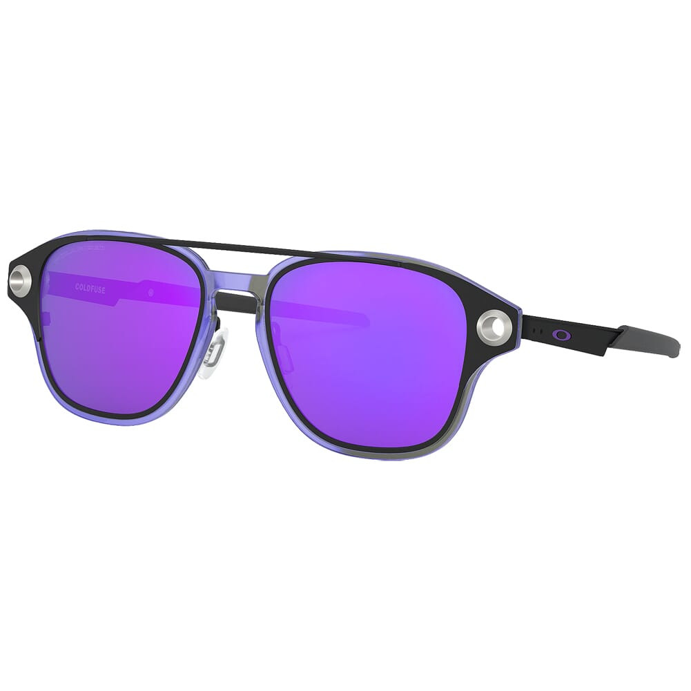 Oakley Coldfuse Matte Black w/Violet Iridium Polarized Lenses OO6042-0652