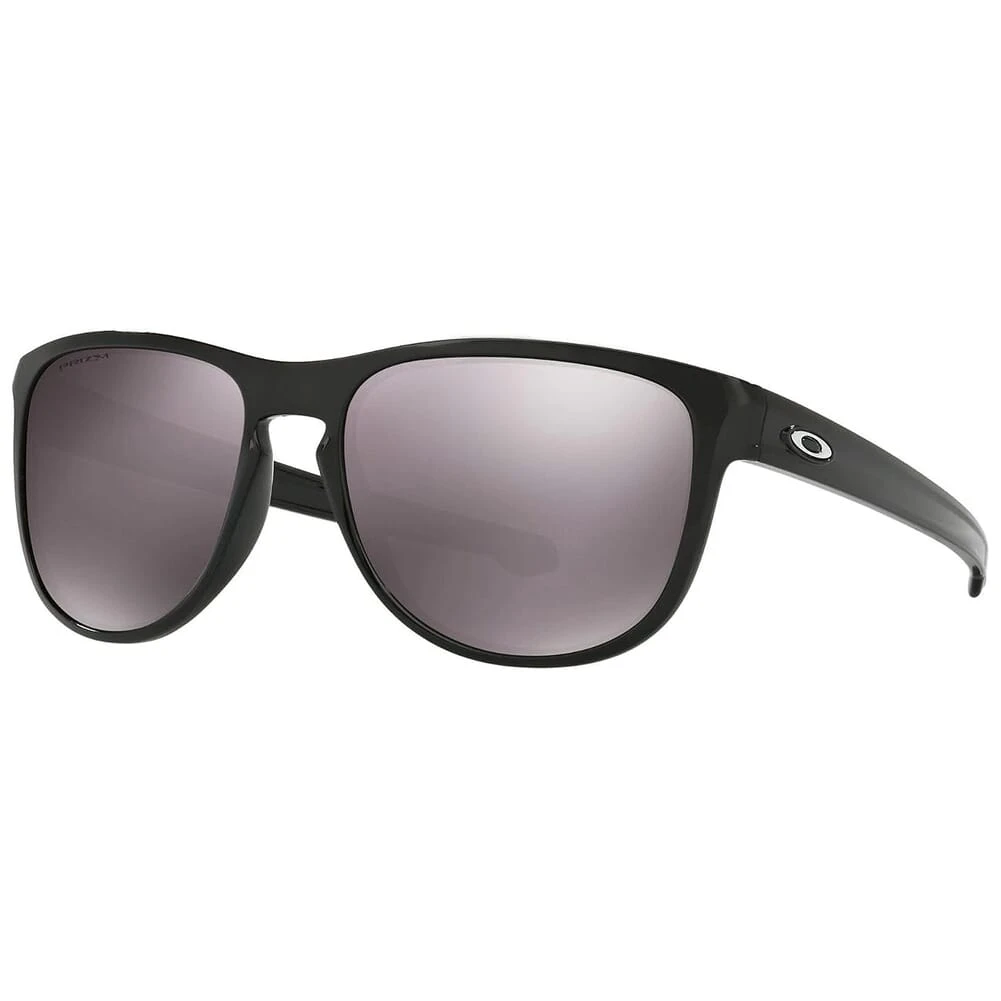 Oakley Sliver Round Polished Black w/Black Iridium Polarized Lenses OO9342-1657