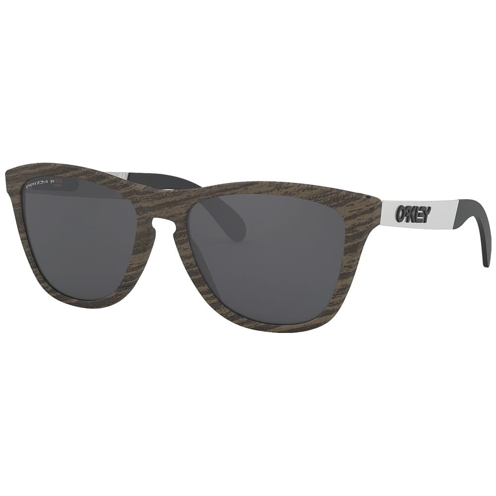 Oakley Frogskins Mix Woodgrain w/PRIZM Black Polarized Lenses OO9428-0755