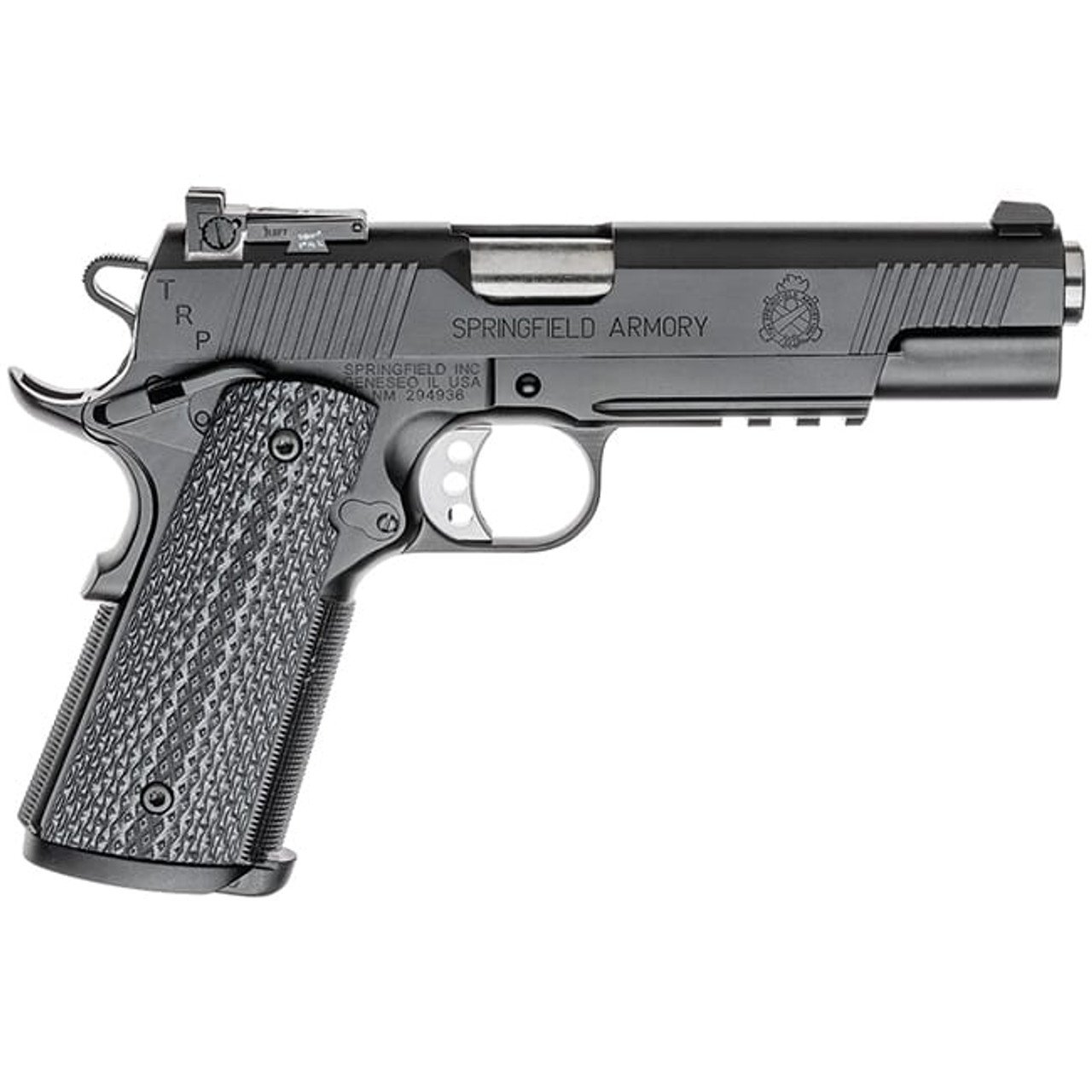 Springfield Armory 1911-A1 5" .45 TRP Operator Black Kote Pistol w/ Range Bag PC9105L18