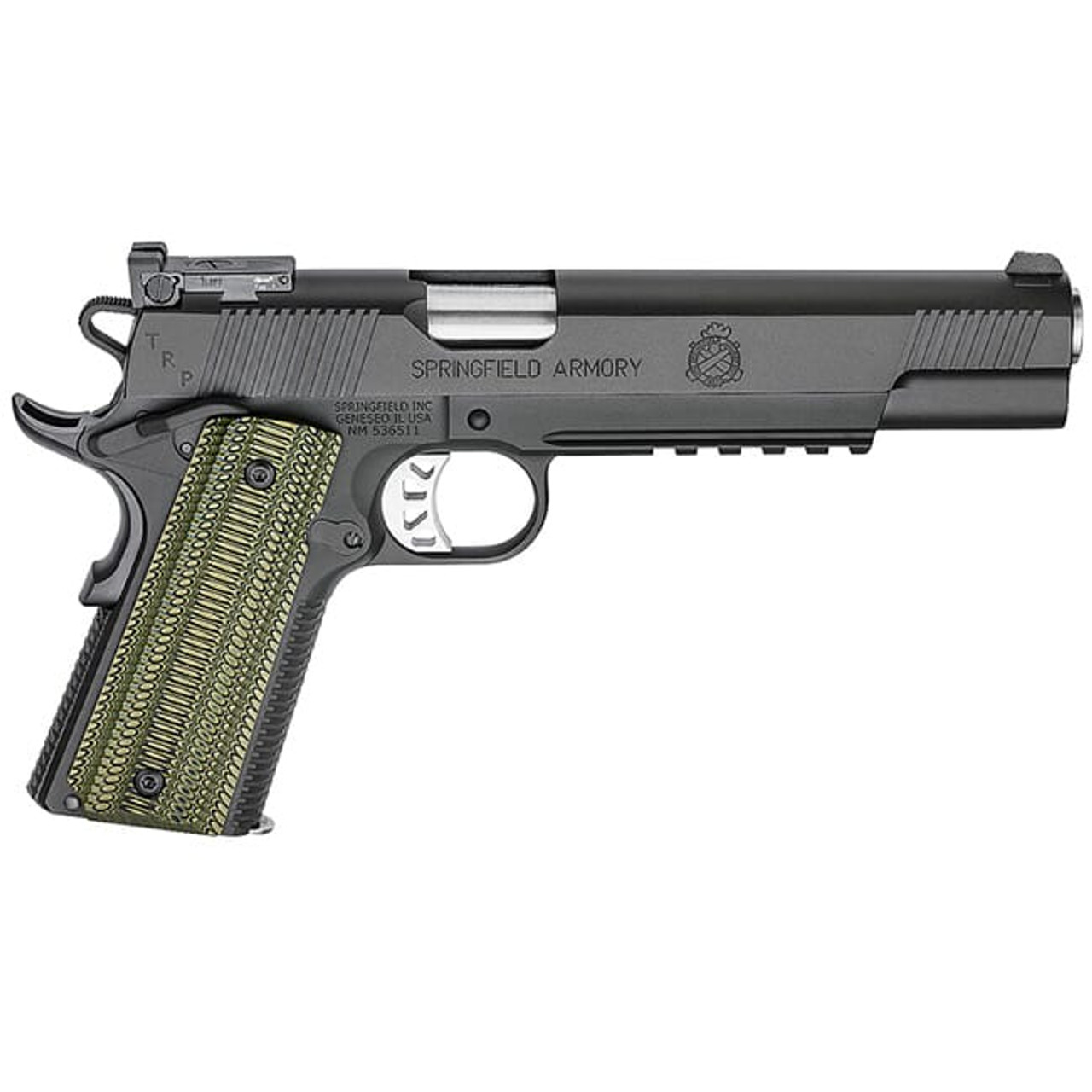 Springfield Armory 10mm TRP Longslide Black-T w/ Tactical Rear Sight and Range Bag PC9610L18