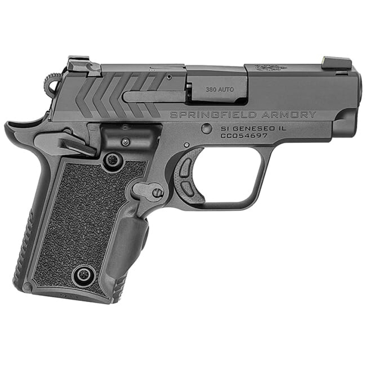 Springfield Armory 911 .380 ACP Black Green Viridian Laser w/ 2 magazines) Pistol PG9109VG