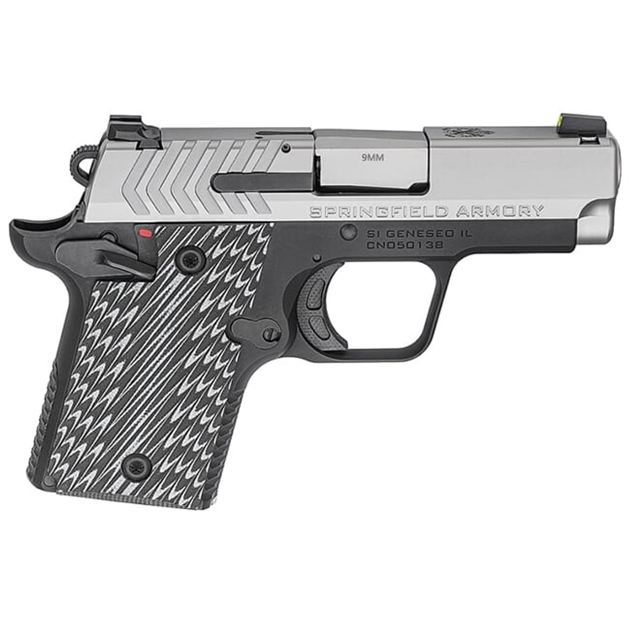 Springfield Armory 911 9mm 3" Stainless Pistol (w/ 2 magazines) PG9119S