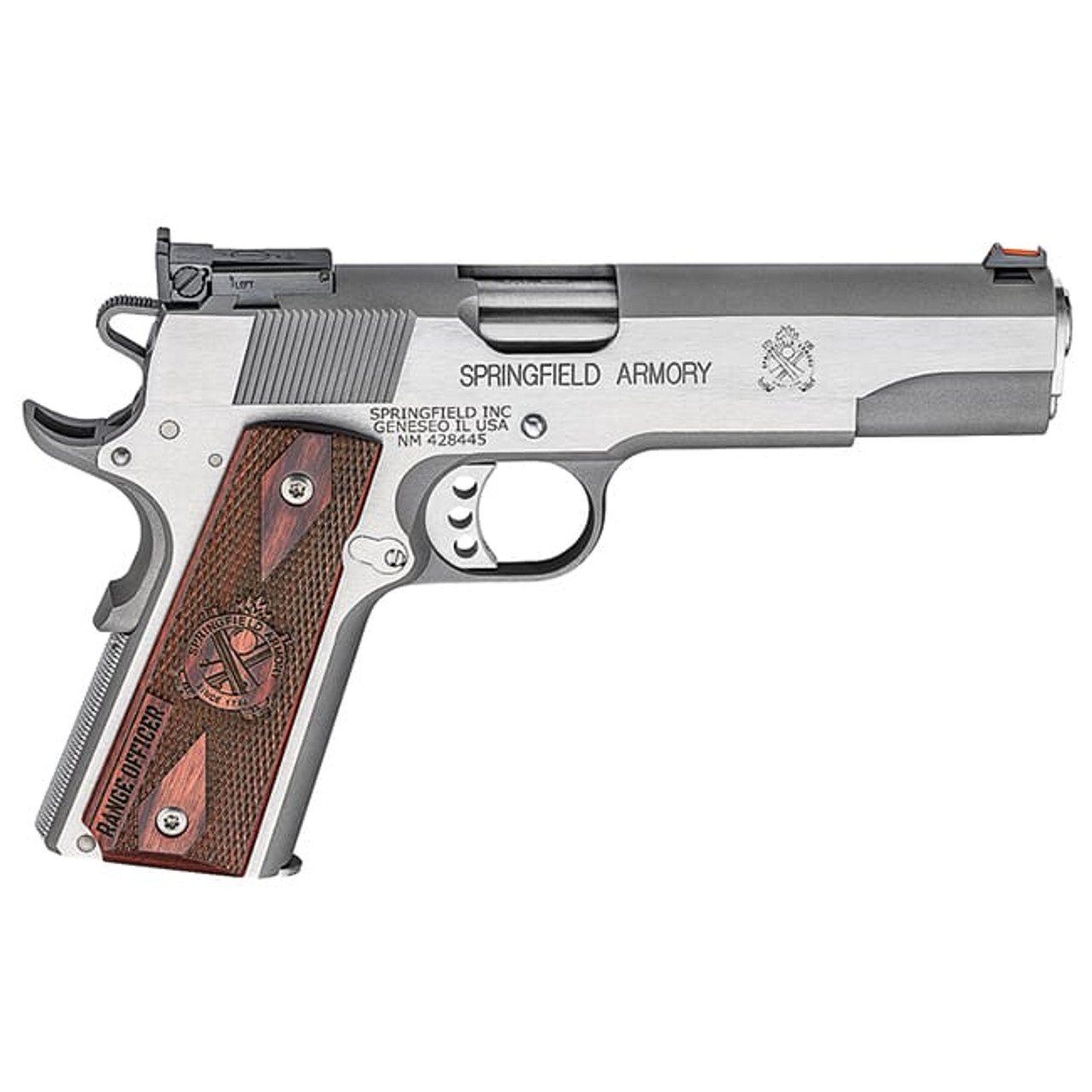 Springfield Armory 1911 A1 9mm Range Officer Stainless Steel, Adjustable Sights Pistol PI9122L