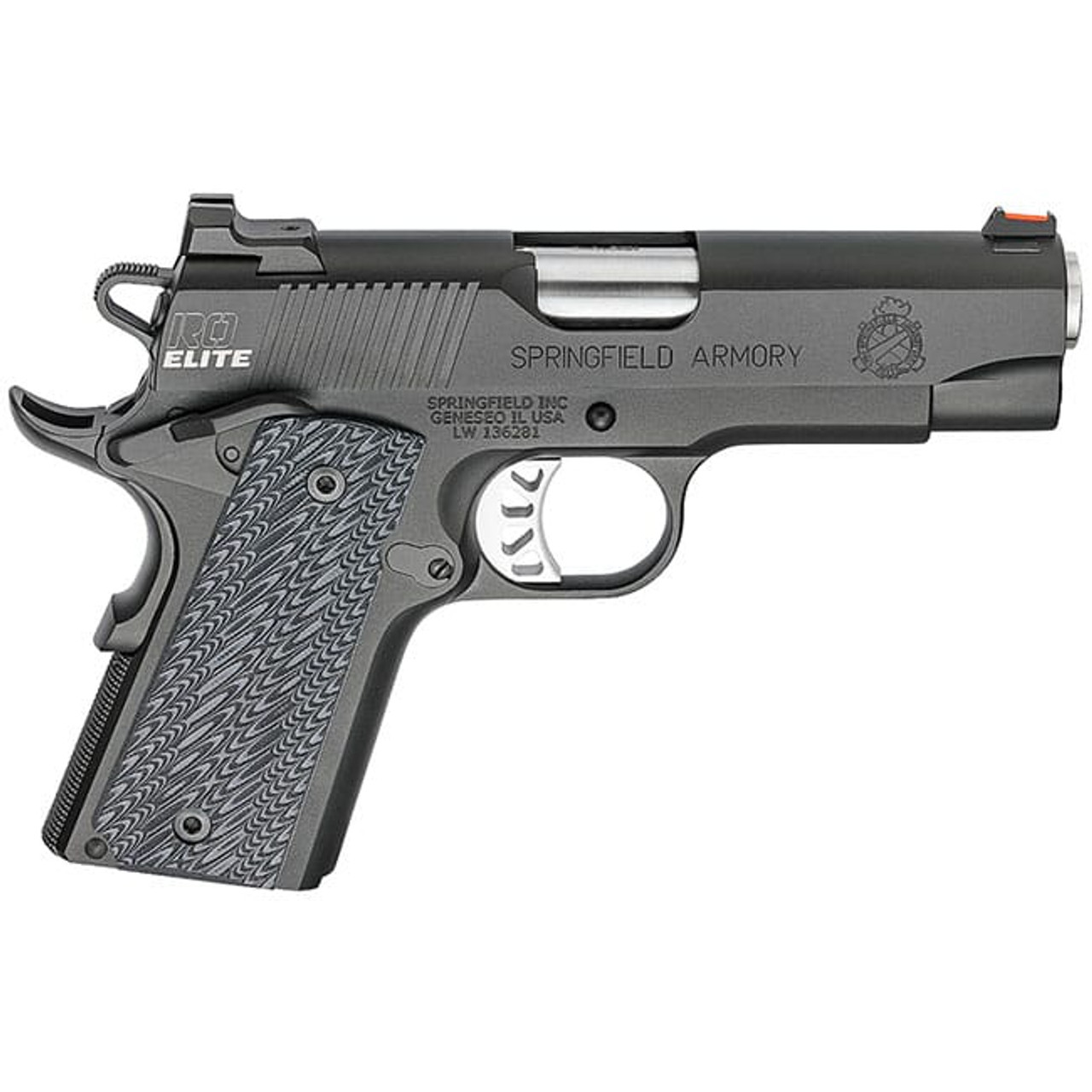 Springfield Armory 1911 Range Officer Elite Compact 9MM 4" (2) 8rd Mags Black-T Pistol w/ Range Bag PI9125E