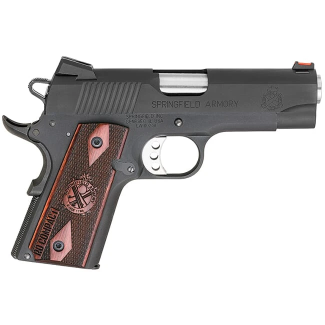 Springfield Armory 1911 A1 .45 Lightweight Compact Range Officer Black Pistol PI9126L