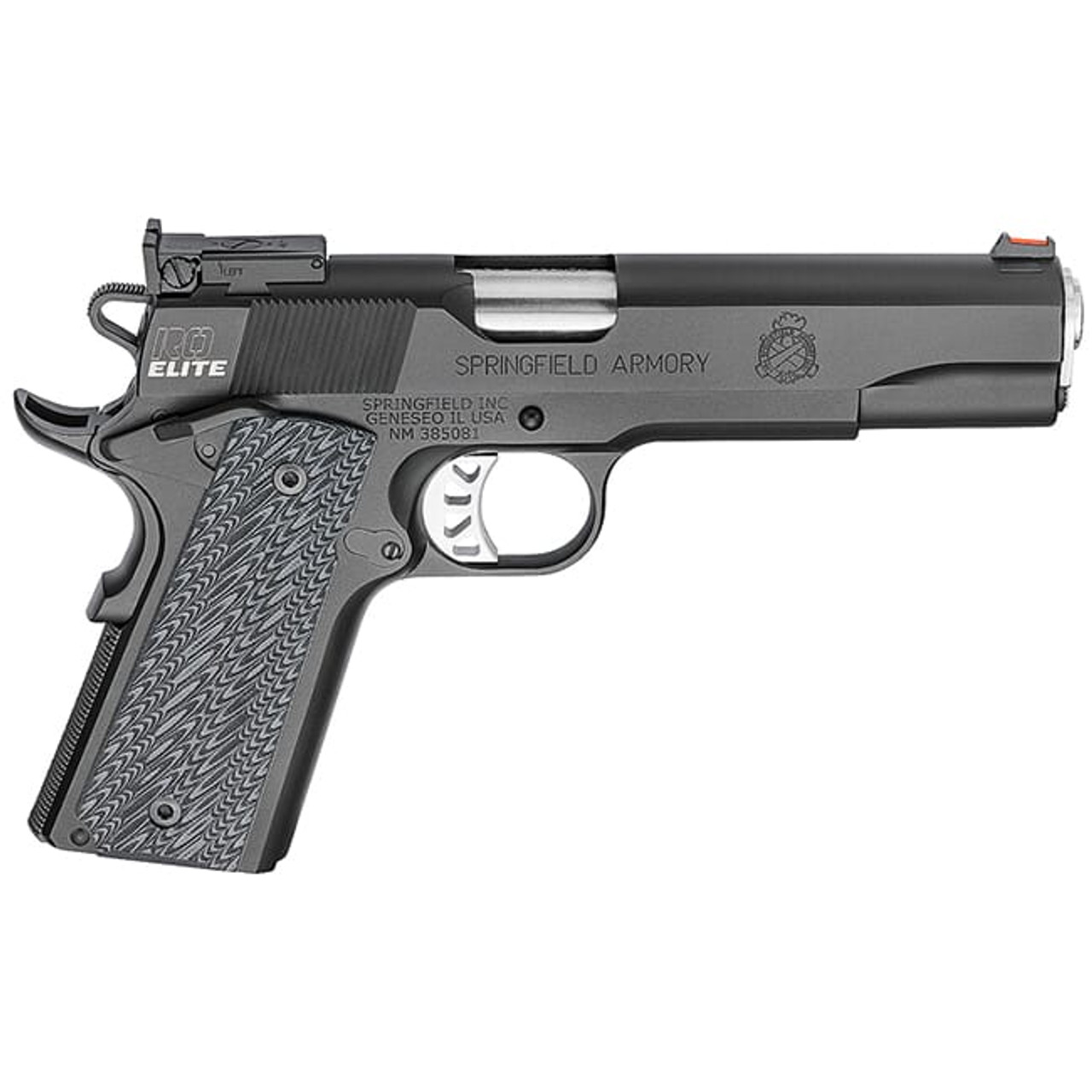 Springfield Armory 1911 Range Officer Elite .45ACP 5" (2) 7rd Mags Black-T Pistol w/ Range Bag PI9128E