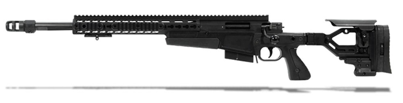 Accuracy International AX 308 Black chassis 20 inch barrel std brake with small firing pin - Left Hand A-XS308WNBL20SM-LH