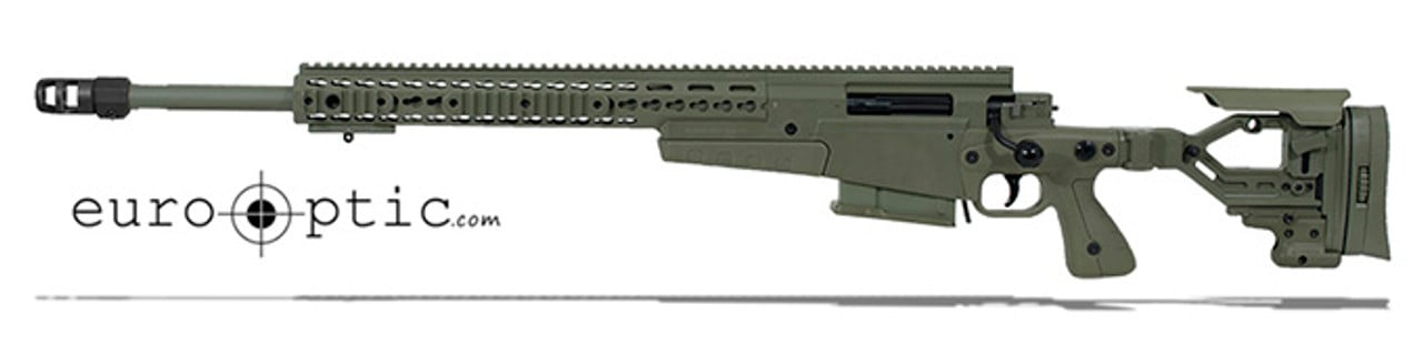 Accuracy International AXMC Green .300 Win. Mag. 24" LH Rifle std brake PSR-GR300-GR24-S-LH