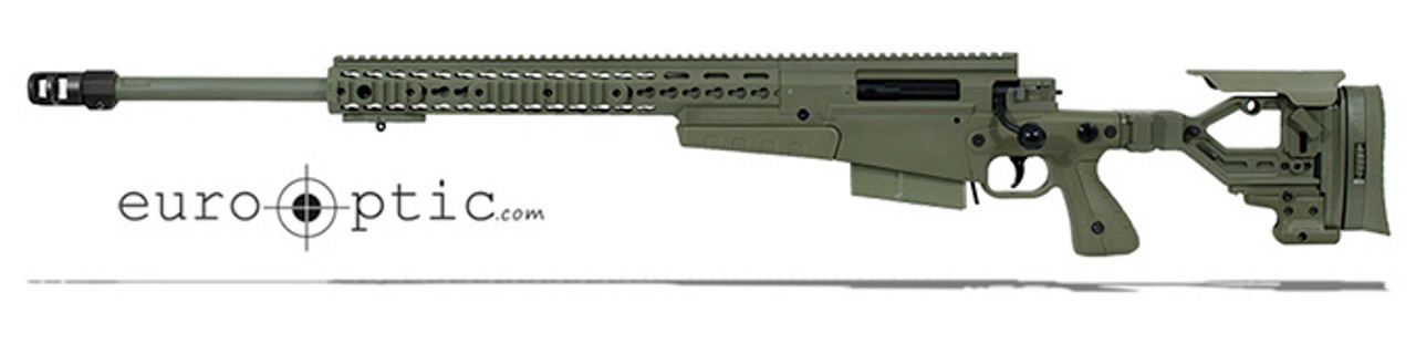Accuracy International AXMC Sage Green .338 Lapua Mag 27" LH Rifle std brake PSR-GR338-GR27-S-LH